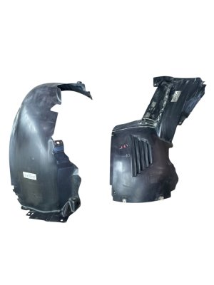 2009-2013 Porsche 911 Forward and Rearward Inner Fender Liner Set - Front, Left (Driver) (Used OEM)