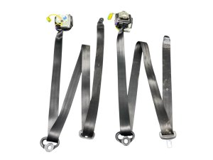 2014-2019 Bentley Flying Spur Beluga (Black) Seat Belt Assembly Set - Rear, Right (Passenger) (Used OEM)