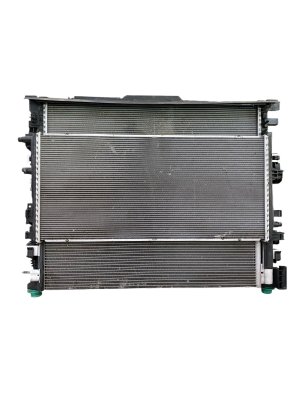 2025 GMC Acadia Radiator and AC Condenser Assembly with Fan Shroud and Auxiliary Radiator (Used OEM)