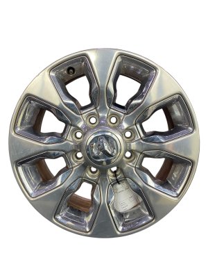 2019-2026 Ram 3500 Silver 20x8 8-Spoke Chrome Polished Alloy Wheel (Used OEM)
