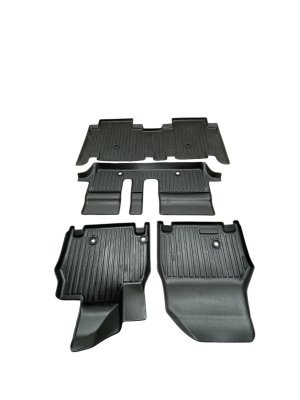 2024-2025 Kia EV9 Front and Rear All-Weather Rubber Floor Mat Set (Used OEM)