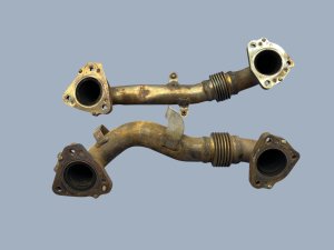 2020-2023 GMC Sierra 2500 HD Exhaust Manifold Up Pipe Set - Front (Used OEM)