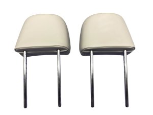 2023-2025 Hyundai Palisade Beige Seat Nappa Leather Headrest Set - Front, Right (Passenger) (Used OEM)