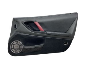 2012-2016 Nissan GT-R Black Black Edition Carbon Fiber Door Interior Trim Panel - Front, Right (Passenger) (Used OEM)