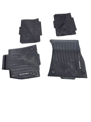 2019-2023 Audi Q4 e-tron Front and Rear All Weather Rubber Floor Mat Set (Used OEM)