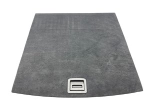 2011-2018 Porsche Cayenne Black Trunk Spare Tire Storage Carpet Cover - Rear (Used OEM)