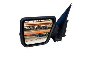 2022-2024 Ford F-150 Lightning Black Power Dual Arm Trailer Tow Side/Door Mirror with Camera and Spotlight - Left (Driver) (Used OEM)