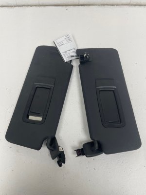 2021-2025 BMW M4 Black Sun Visor Shade Set - Right (Passenger) (Used OEM)