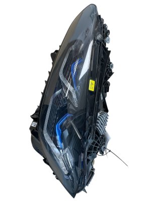 2021-2024 BMW M4 Black Laser Headlight Assembly with Black Trim - Front, Left (Driver) (Used OEM)