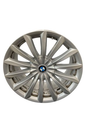 2018-2020 BMW M550i xDrive Silver 18x8 15-Spoke Silver Aluminum Alloy Wheel (Used OEM)
