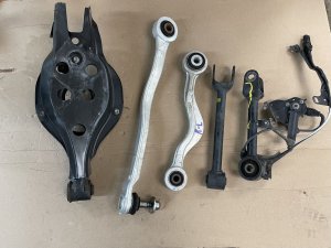 2016-2024 Lexus IS300 Upper and Lower Suspension Control Arm Set - Rear, Left (Driver) (Used OEM)