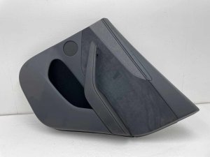  Tesla Model y Black Door Interior Trim Panel - Rear, Right (Passenger) (Used OEM)