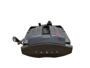 Tesla Model s Black Disc Brake Caliper with Electric Actuator - Rear, Left (Driver) (Used OEM)