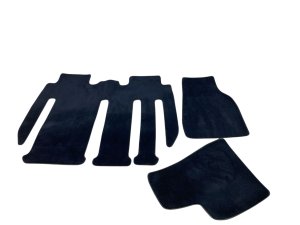 Tesla Model x Front and Rear Carpet Floor Mat Set (Used OEM)