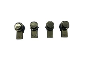 2008-2009 Jaguar X-Type Ebony (Black) Bumper Parking Assist Sensor Set of 4 - Rear (Used OEM)