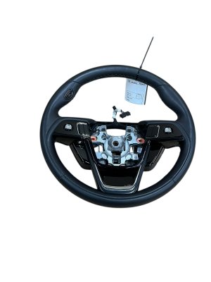 2020-2024 Lincoln Aviator Black Leather Steering Wheel - Front (Used OEM)