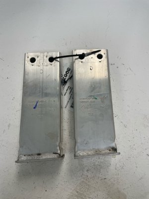  Tesla Model 3 Bumper Impact Bar Support Bracket Set - Front (Used OEM)