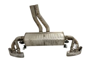 2016-2020 Bentley Bentayga Chrome Exhaust Muffler with Dual Chrome Tips (Used OEM)
