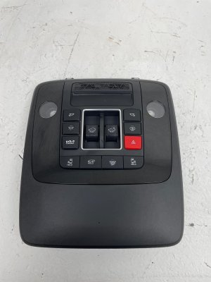 2022-2025 Kia Carnival Black Roof Overhead Console and Dome Light Assembly - Front (Used OEM)