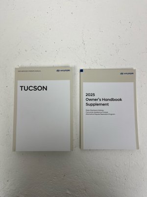 2022-2026 Hyundai Tucson Owners Manual Book Set with Case (Used OEM)
