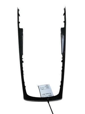 2012-2018 Audi A6 Center Console Carbon Finish Trim Cover Bezel (Used OEM)