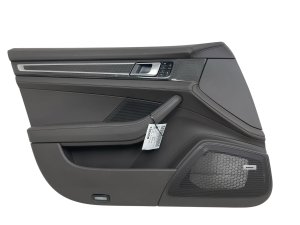 2017-2023 Porsche Panamera Gray Door Interior Trim Panel - Front, Left (Driver) (Used OEM)