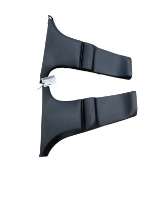 2021-2025 Genesis G80 Black B-Pillar Cover Panel Trim Set - Rear (Used OEM)