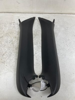 2013-2016 Porsche Boxster Black A-Pillar Trim Panel Set - Front (Used OEM)