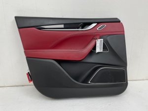 2017-2024 Maserati Levante Black Door Interior Trim Panel - Front, Left (Driver) (Used OEM)