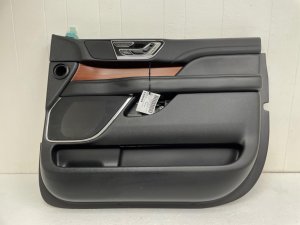 2018-2019 Lincoln Navigator Door Interior Trim Panel - Front, Right (Passenger) (Used OEM)
