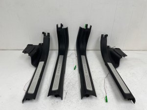 2017-2025 Volvo S90 Front and Rear Door Sill Trim Plate Set (Used OEM)