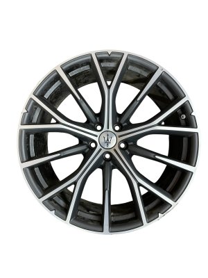 2023-2026 Maserati Grecale Gray 21x9 Machined Face Front Alloy Wheel (Used OEM)