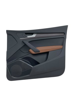 2021-2025 Audi SQ5 Black Door Interior Trim Panel - Front, Right (Passenger) (Used OEM)