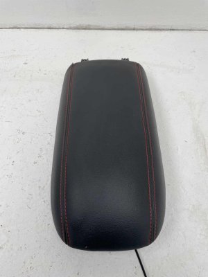 2023-2025 Ford Escape Black w/ Red Stitching Center Console Storage Lid Armrest (Used OEM)