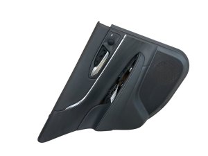 2021-2024 Toyota Mirai Black Door Interior Trim Panel - Rear, Left (Driver) (Used OEM)
