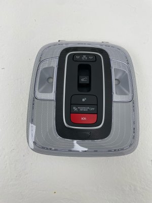 2024-2025 Hyundai Kona Overhead Center Console with Dome Map Light - Front (Used OEM)