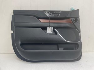 2018-2019 Lincoln Navigator Door Interior Trim Panel - Front, Left (Driver) (Used OEM)