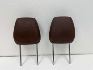2023-2026 Maserati Grecale Brown Seat Headrest Set - Front, Right (Passenger) (Used OEM)