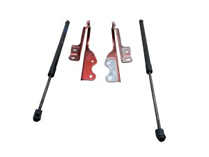 2025 Mazda CX-70 Hood Hinge and Lift Support Cylinder Set - Front, Left (Driver) (Used OEM)
