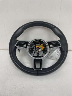 2015-2018 Porsche Cayenne Black Steering Wheel (Used OEM)