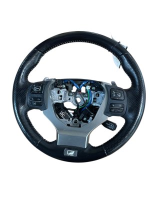 2021-2025 Lexus IS350 Black Heated Leather Steering Wheel with Controls and Paddle Shifters (Used OEM)