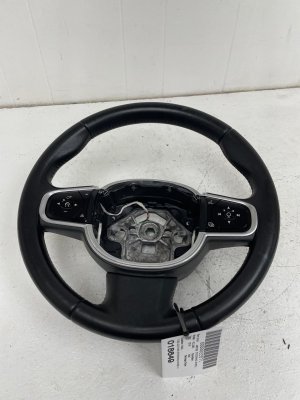 2016-2025 Volvo XC90 Charcoal (Black) Leather Steering Wheel without Heat (Used OEM)