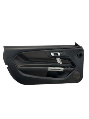2024-2025 Ford Mustang Black Onyx Door Interior Trim Panel - Front, Left (Driver) (Used OEM)