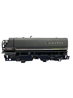 2019-2024 Ram 3500 Black Upper Dashboard Glove Box Storage Compartment with Wood Trim - Front (Used OEM)