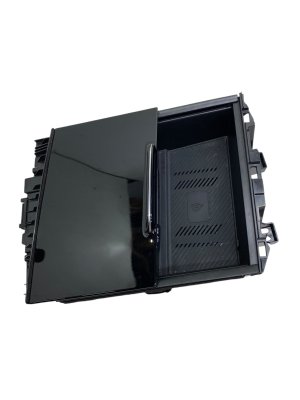 2022-2024 Hyundai Tucson Center Console Sliding Storage Tray with Wireless Charger and USB Hub (Used OEM)