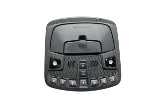 2018-2024 Lincoln Navigator Ebony (Black) Overhead Roof Console with Dome Light and Sunroof - Front (Used OEM)