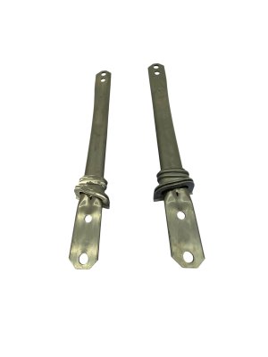 2017-2021 Jaguar F-Pace Support Rail Diagonal Brace Bar Set - Front, Left (Driver) (Used OEM)