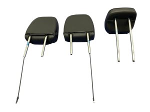 2018-2024 Lincoln Navigator Ebony (Black) 3rd Row Seat Leather Headrest Set (3) - Rear, Right (Passenger) (Used OEM)