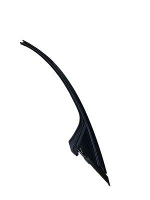  Tesla Model x Door Window Upper Molding with Fixed Glass - Front (Used OEM)