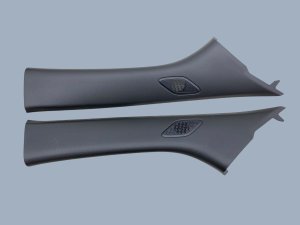 2025 Buick Enclave Black A-Pillar Trim Cover Panels with Speakers - Front (Used OEM)